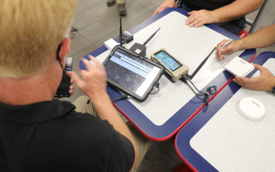 Software company demos unique alerting badge device to Global Strike stakeholders