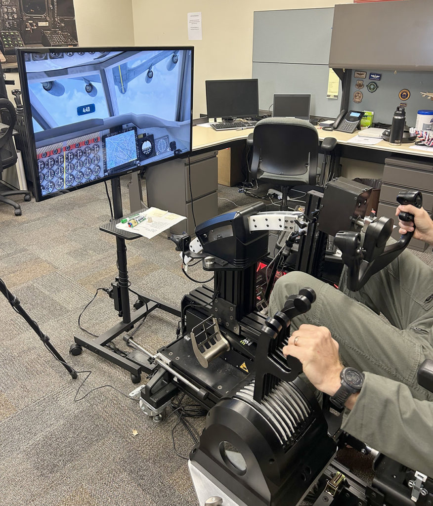 The EARL simulator defense technology connected various aircrews for the EARL Cup competition