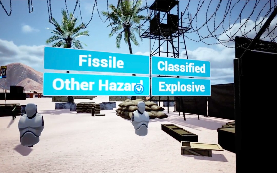 EOD training tech loading screen enabled by government collaboration